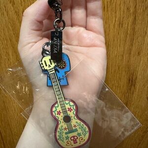 Harveys Disney Coco Bag Charm Colorful Guitar Keychain New
